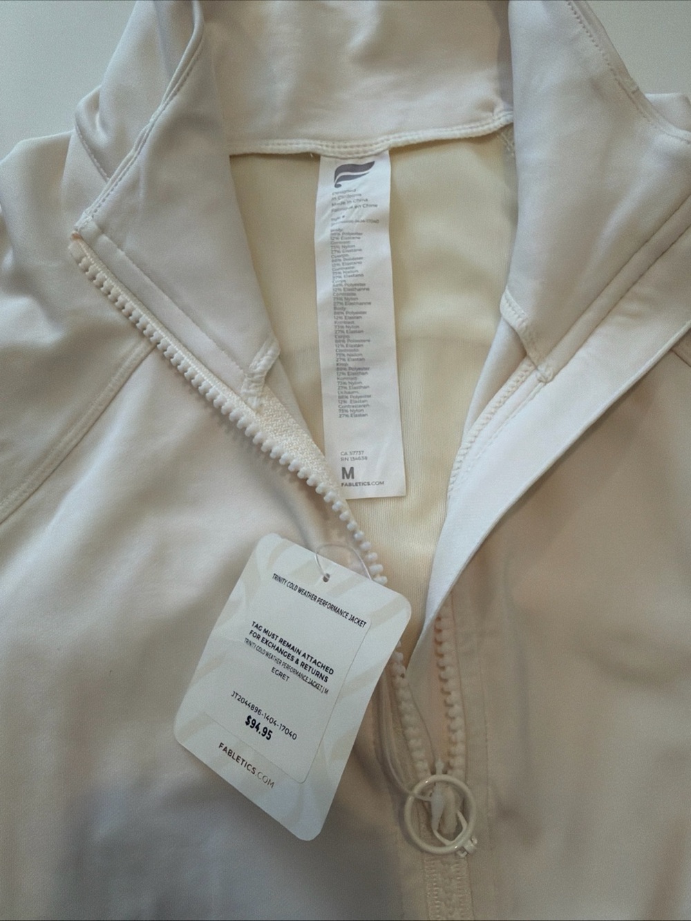 Fabletics Trinity Cold Weather Performance Jacket - M - Picture 2 of 6